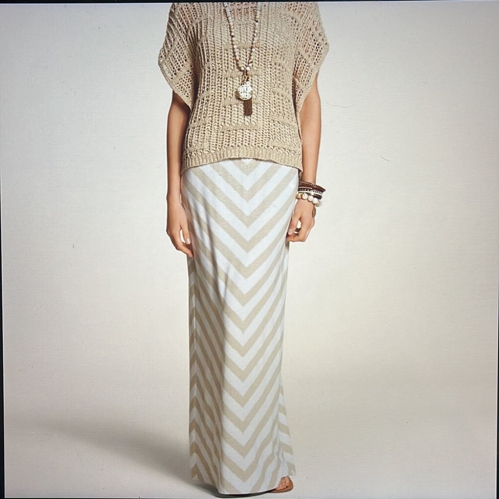 Chico’s Chevron Maxi Skirt